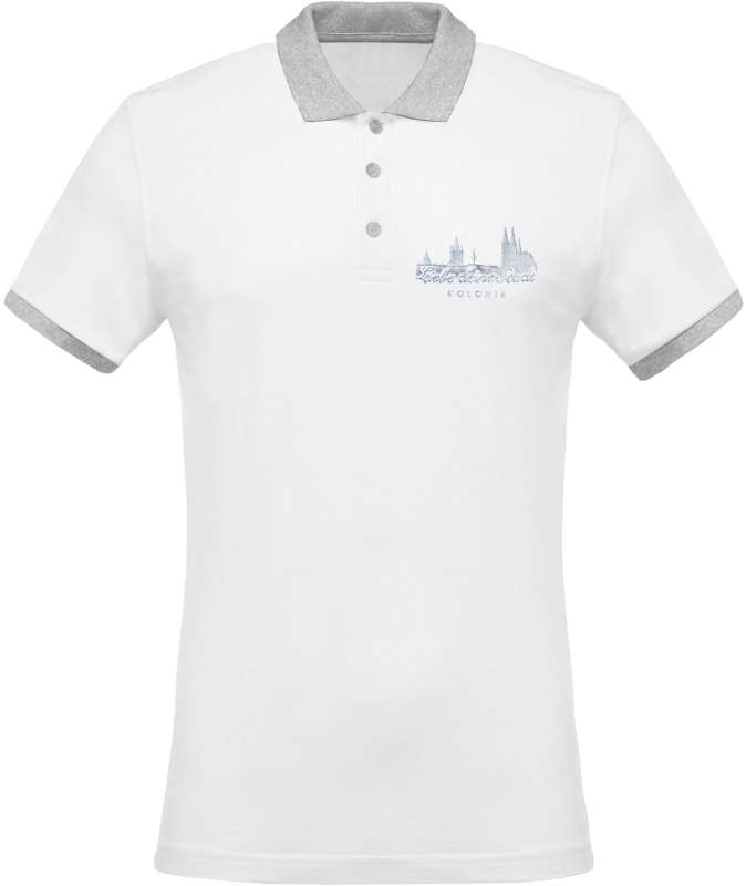 Köln Polo Shirt "Liebe deine Stadt"  Unisex - Weiss